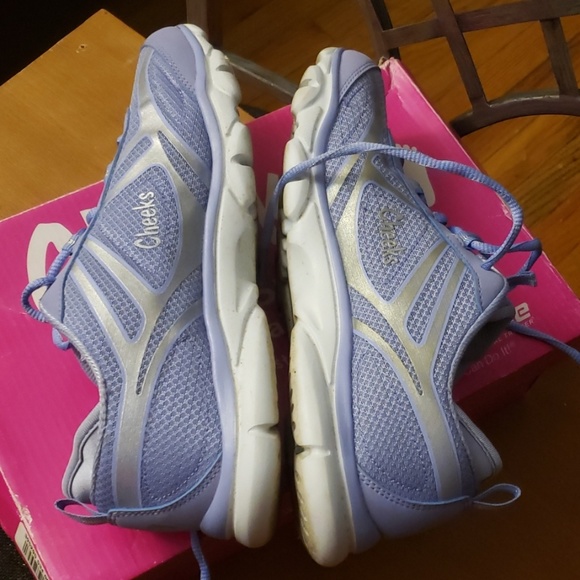 Cheeks Multi Sports Gel Trainers Size 9W - Picture 3 of 8
